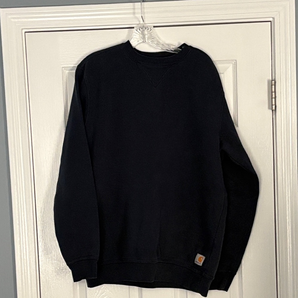 Carhartt Men's Blue Crewneck Pullover Sweatshirt